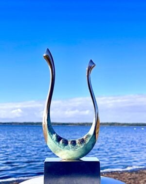 Vikingeskib "Wave swan" - 25 cm. høj - ny på vej