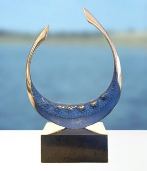 Vikingeskib "Fjord hest" - 23 cm. højt