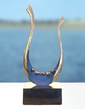 Vikingeskib "Wave swan" - 25 cm. højt
