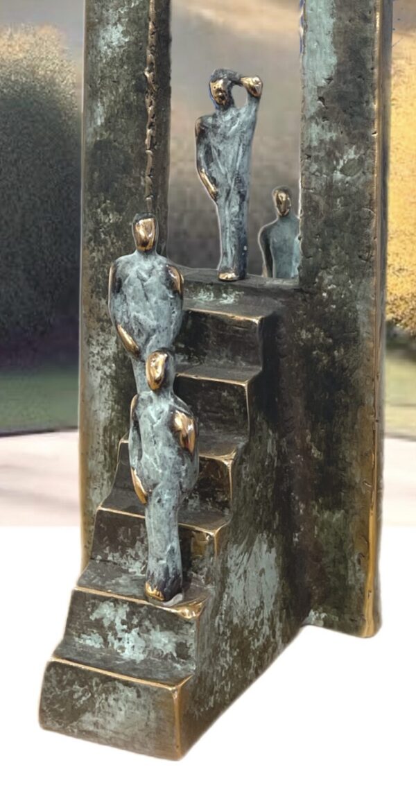 Trappeskulptur "Livets trappe” - Unika - 51 cm. høj - Image 3