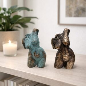 Kvindetorso med titlen "Livsdanser" - nr. 1.