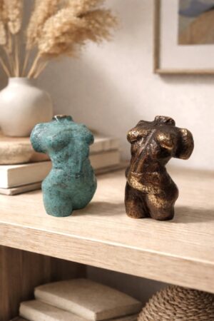 Kvindetorso med titlen "Livsdanser" - nr. 3.