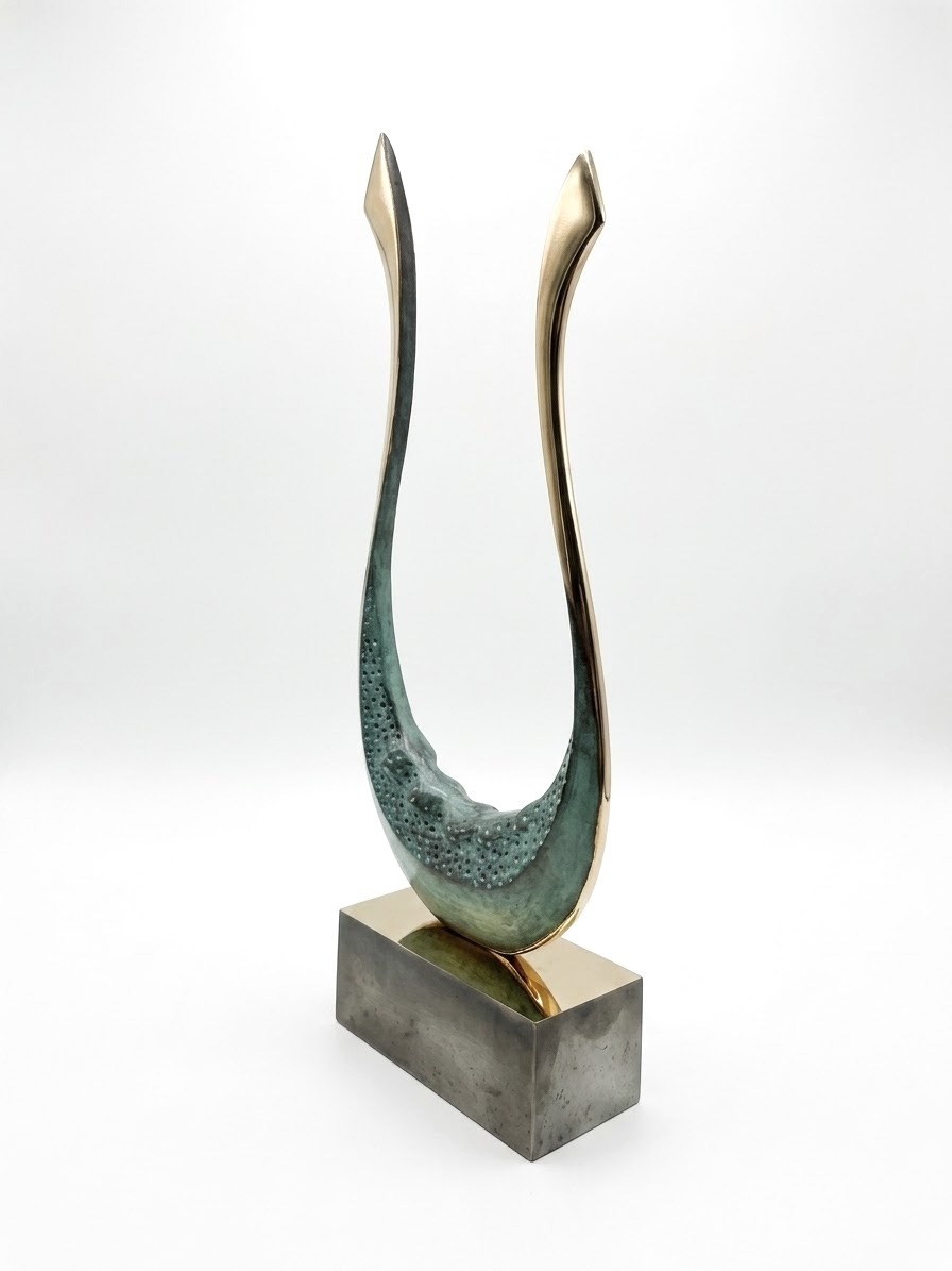 Vikingeskib "Wave swan" - 39 cm. høj - stor model - Billede 2