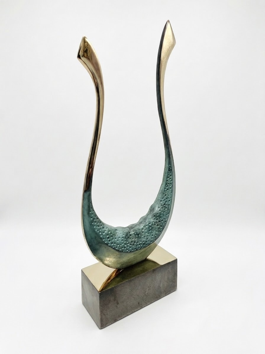 Vikingeskib "Wave swan" - 39 cm. høj - stor model - Billede 3